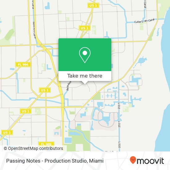 Passing Notes - Production Studio map