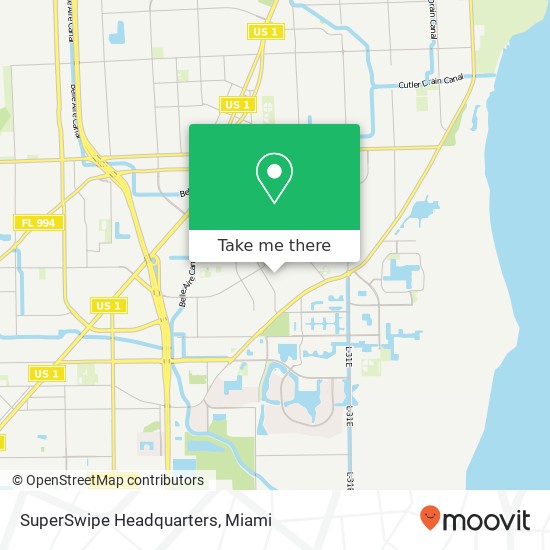 SuperSwipe Headquarters map