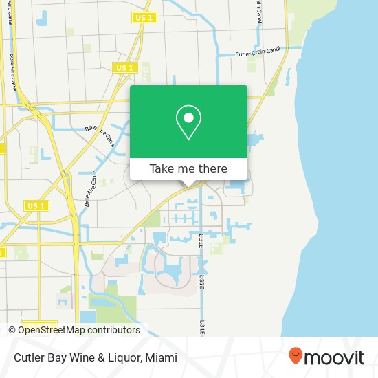 Cutler Bay Wine & Liquor map