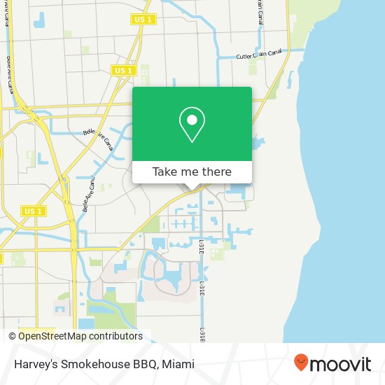Mapa de Harvey's Smokehouse BBQ