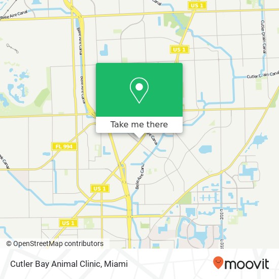 Mapa de Cutler Bay Animal Clinic