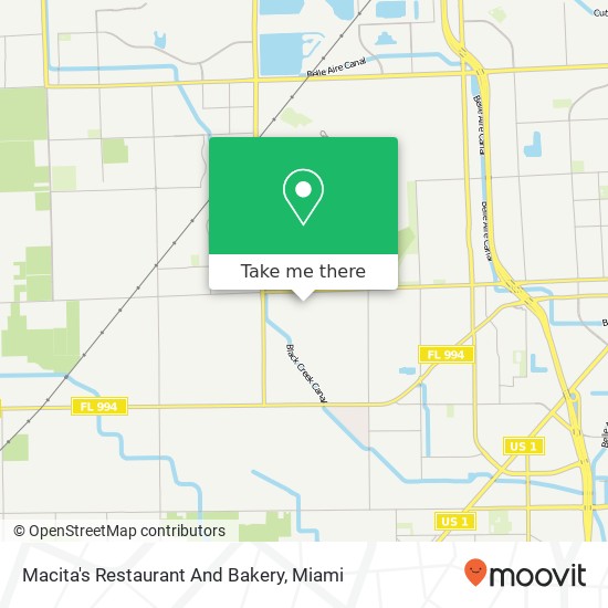 Mapa de Macita's Restaurant And Bakery