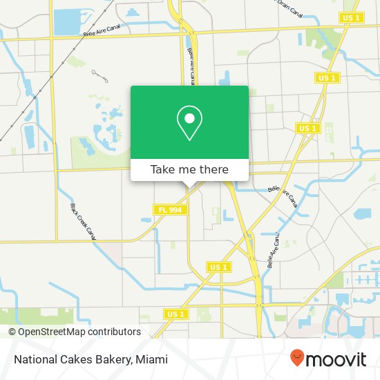 Mapa de National Cakes Bakery