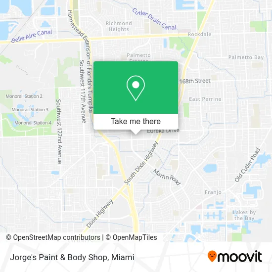 Jorge's Paint & Body Shop map