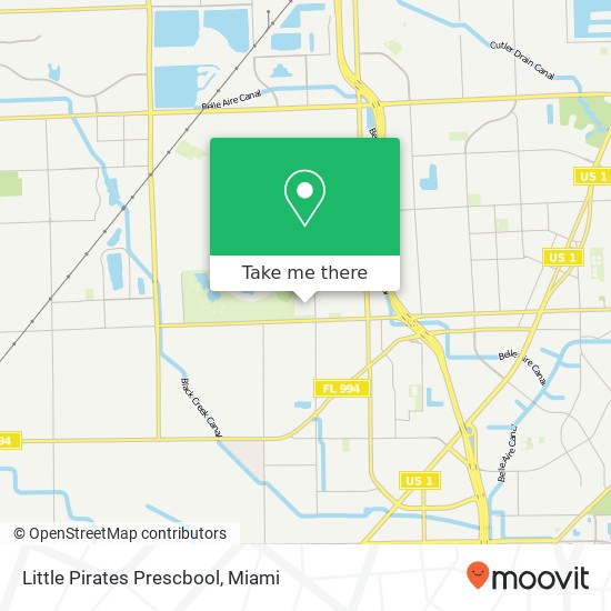 Little Pirates Prescbool map