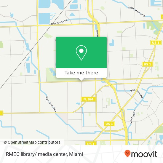 RMEC  library/ media center map