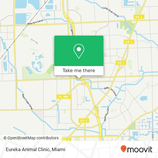 Eureka Animal Clinic map