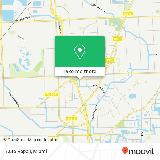 Auto Repair map