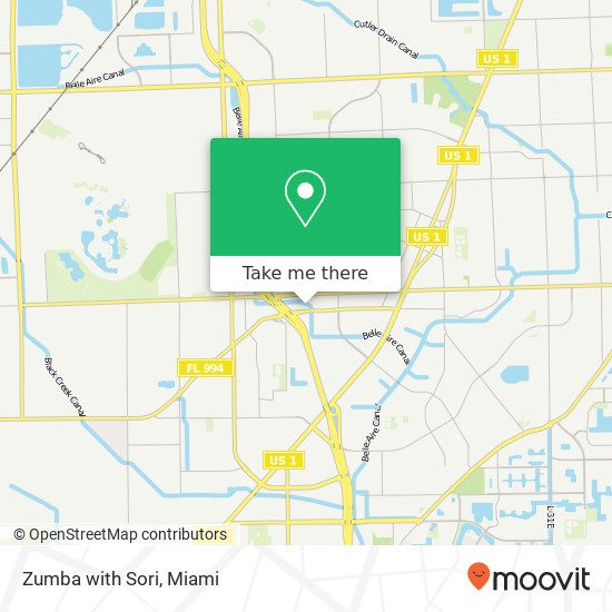 Zumba with Sori map