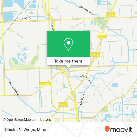 Chicks N' Wings map