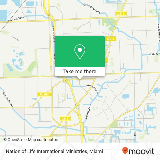 Nation of Life International Ministries map