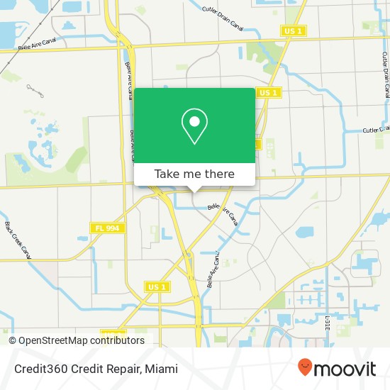 Mapa de Credit360 Credit Repair