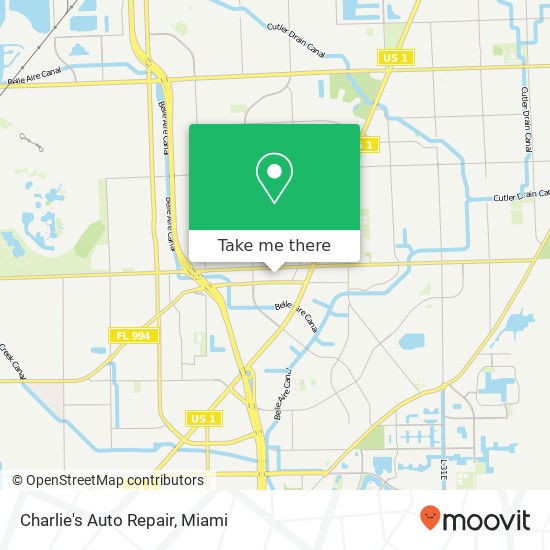 Mapa de Charlie's Auto Repair