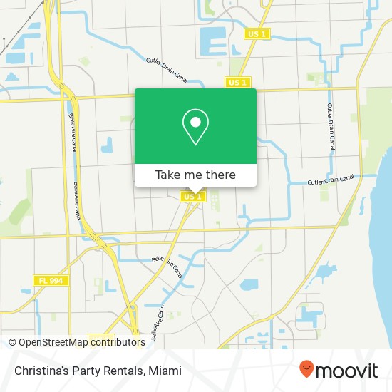 Mapa de Christina's Party Rentals