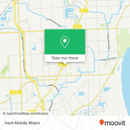 Itech Mobile map