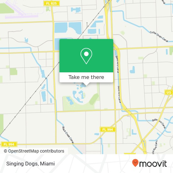 Mapa de Singing Dogs