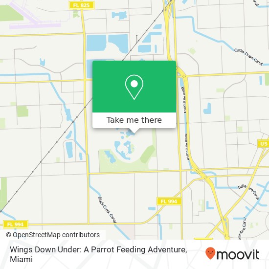 Mapa de Wings Down Under: A Parrot Feeding Adventure