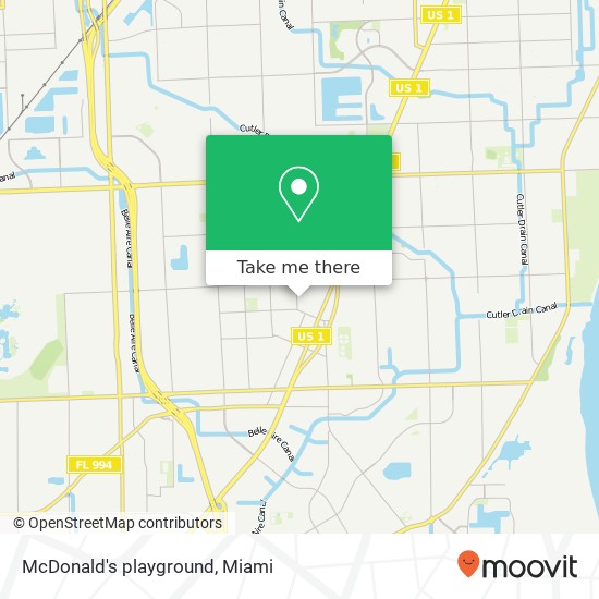 McDonald's playground map