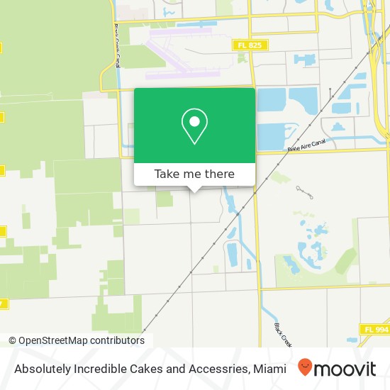 Mapa de Absolutely Incredible Cakes and Accessries