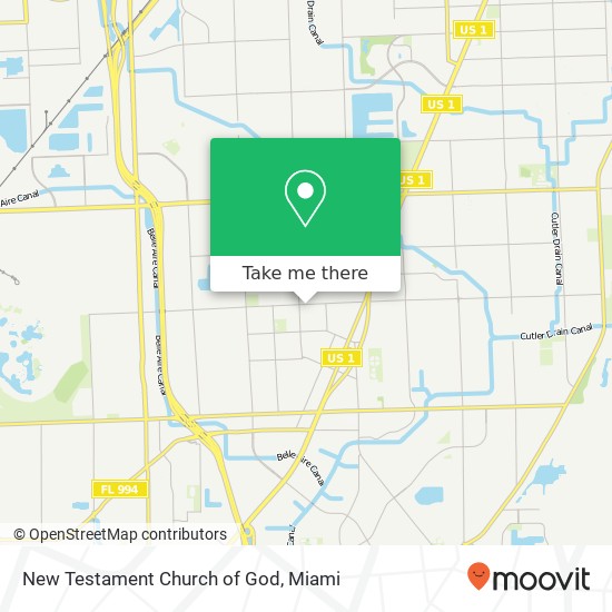 Mapa de New Testament Church of God