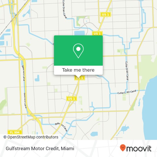 Gulfstream Motor Credit map