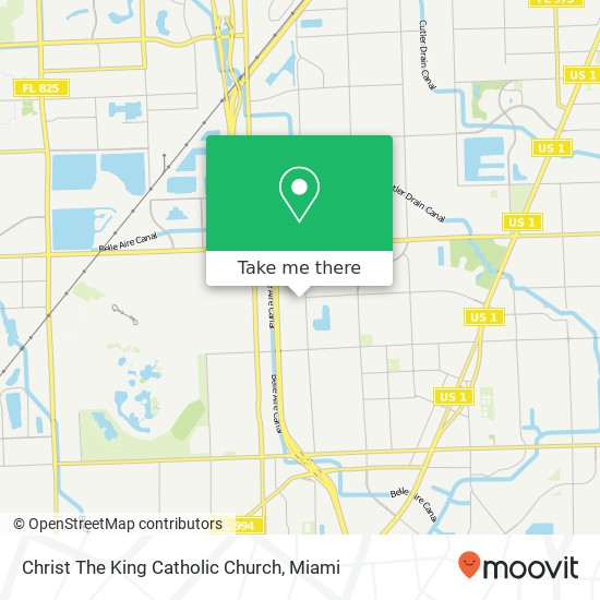 Christ The King Catholic Church map
