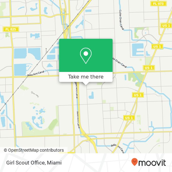 Girl Scout Office map