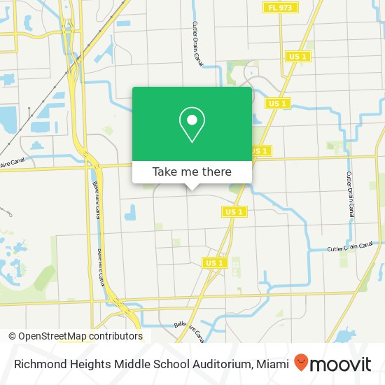 Mapa de Richmond Heights Middle School Auditorium