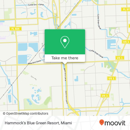 Mapa de Hammock's Blue Green Resort