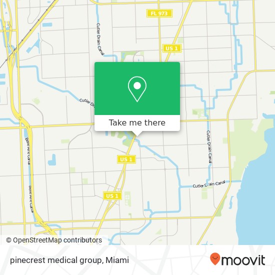 Mapa de pinecrest medical group