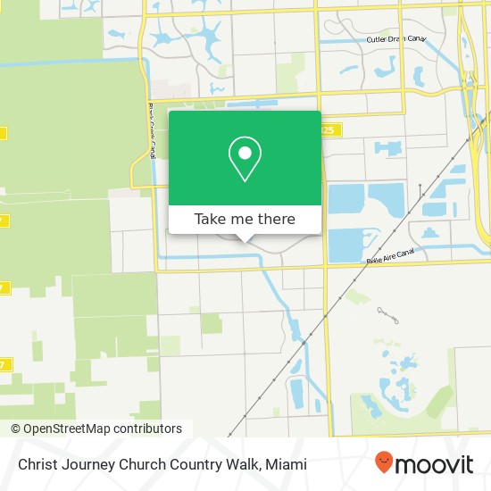 Mapa de Christ Journey Church Country Walk