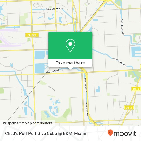 Chad's Puff Puff Give Cube @ B&M map