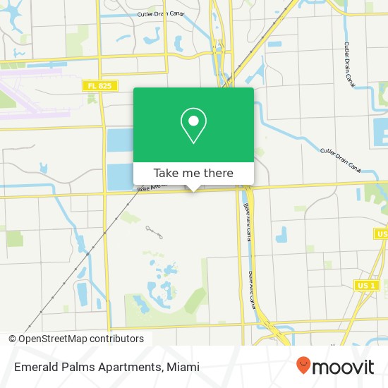 Emerald Palms Apartments map