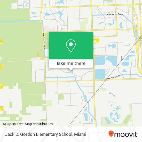 Mapa de Jack D. Gordon Elementary School