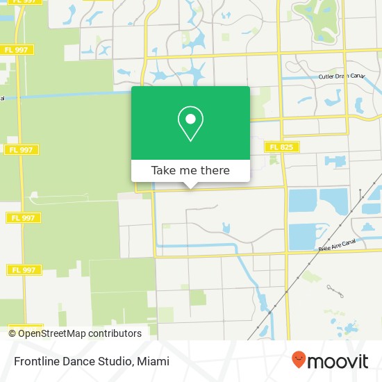 Mapa de Frontline Dance Studio