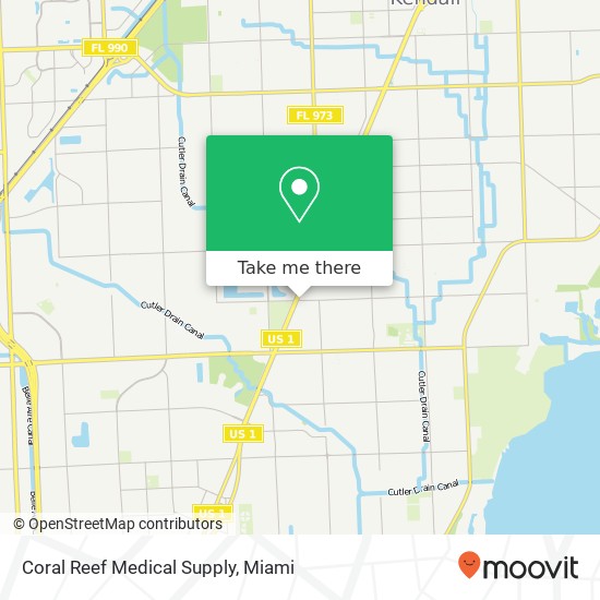 Coral Reef Medical Supply map