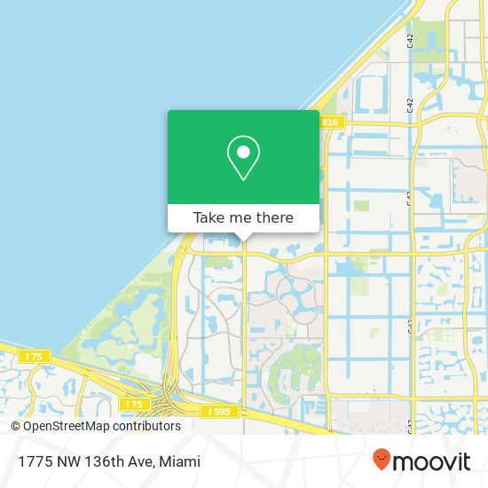 Mapa de 1775 NW 136th Ave