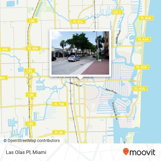 Las Olas Pl map