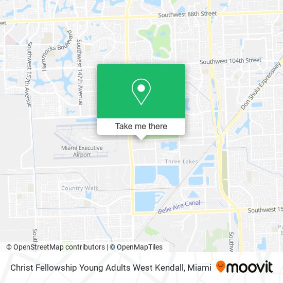 Mapa de Christ Fellowship Young Adults West Kendall