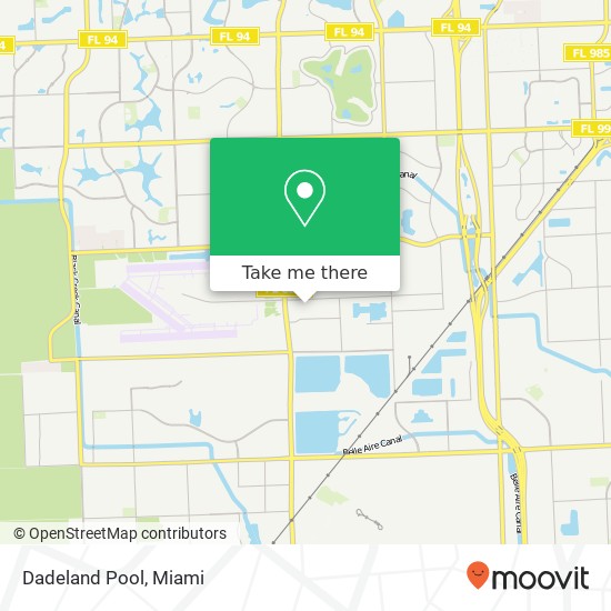 Dadeland Pool map