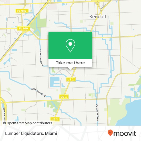 Mapa de Lumber Liquidators