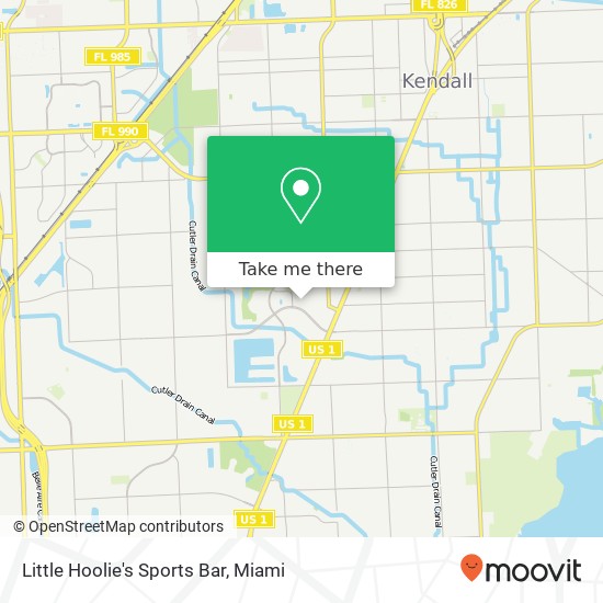 Little Hoolie's Sports Bar map