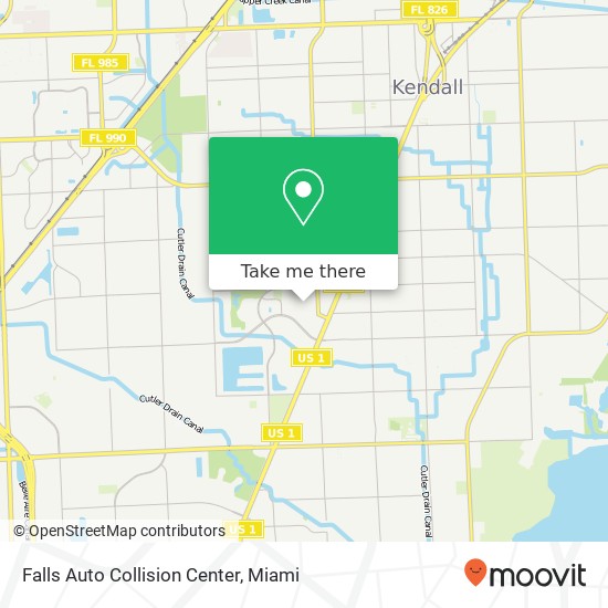 Falls Auto Collision Center map