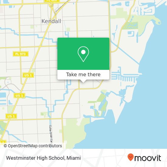 Mapa de Westminster High School