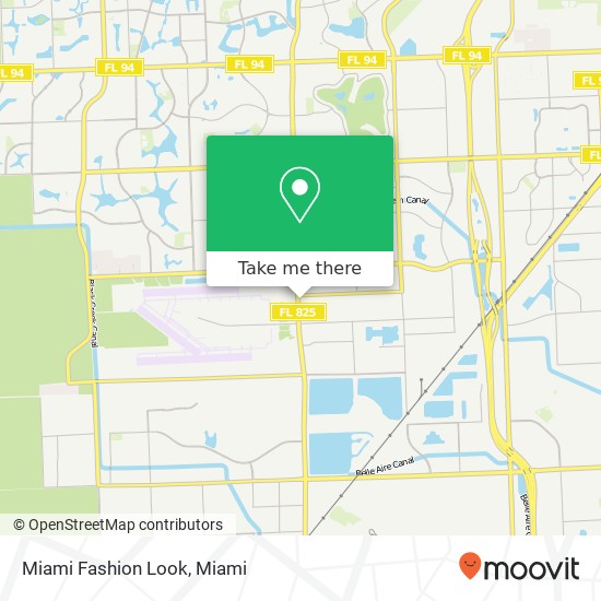 Miami Fashion Look map