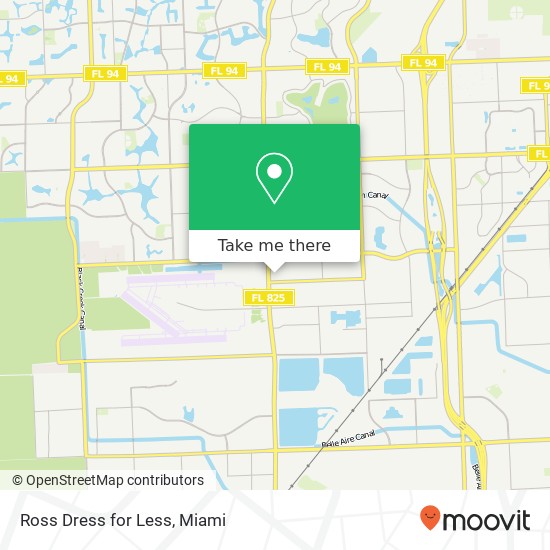 Ross Dress for Less map