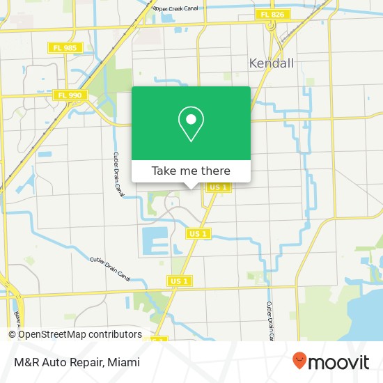 Mapa de M&R Auto Repair
