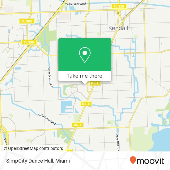 Mapa de SimpCity Dance Hall