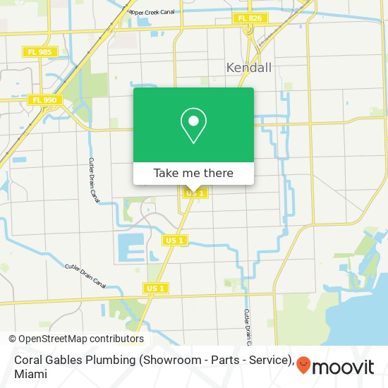Coral Gables Plumbing (Showroom - Parts - Service) map
