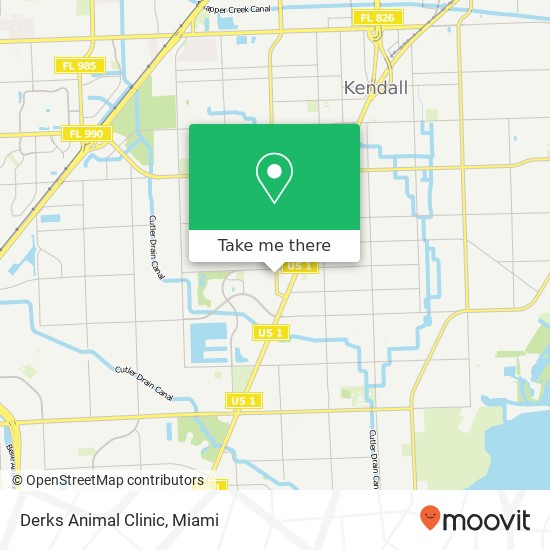 Derks Animal Clinic map